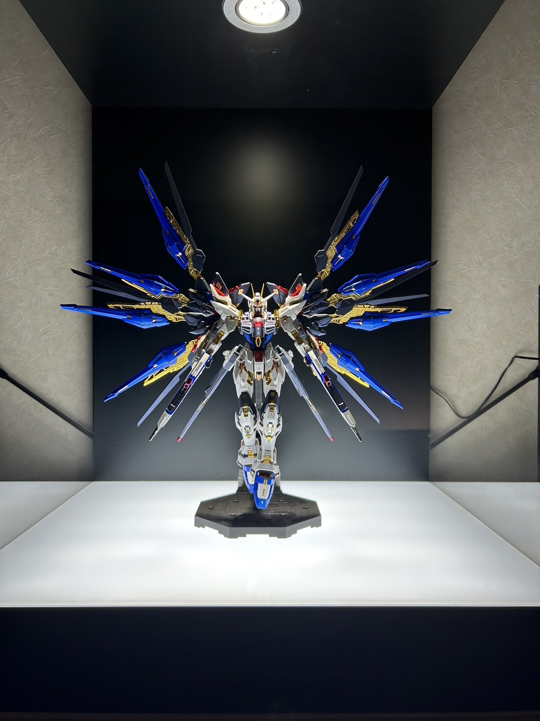 ZEROjr　オーダー品　フィギュアケース フルオーダー製作事例4【MGEX 1/100 ストライクフリーダムガンダム